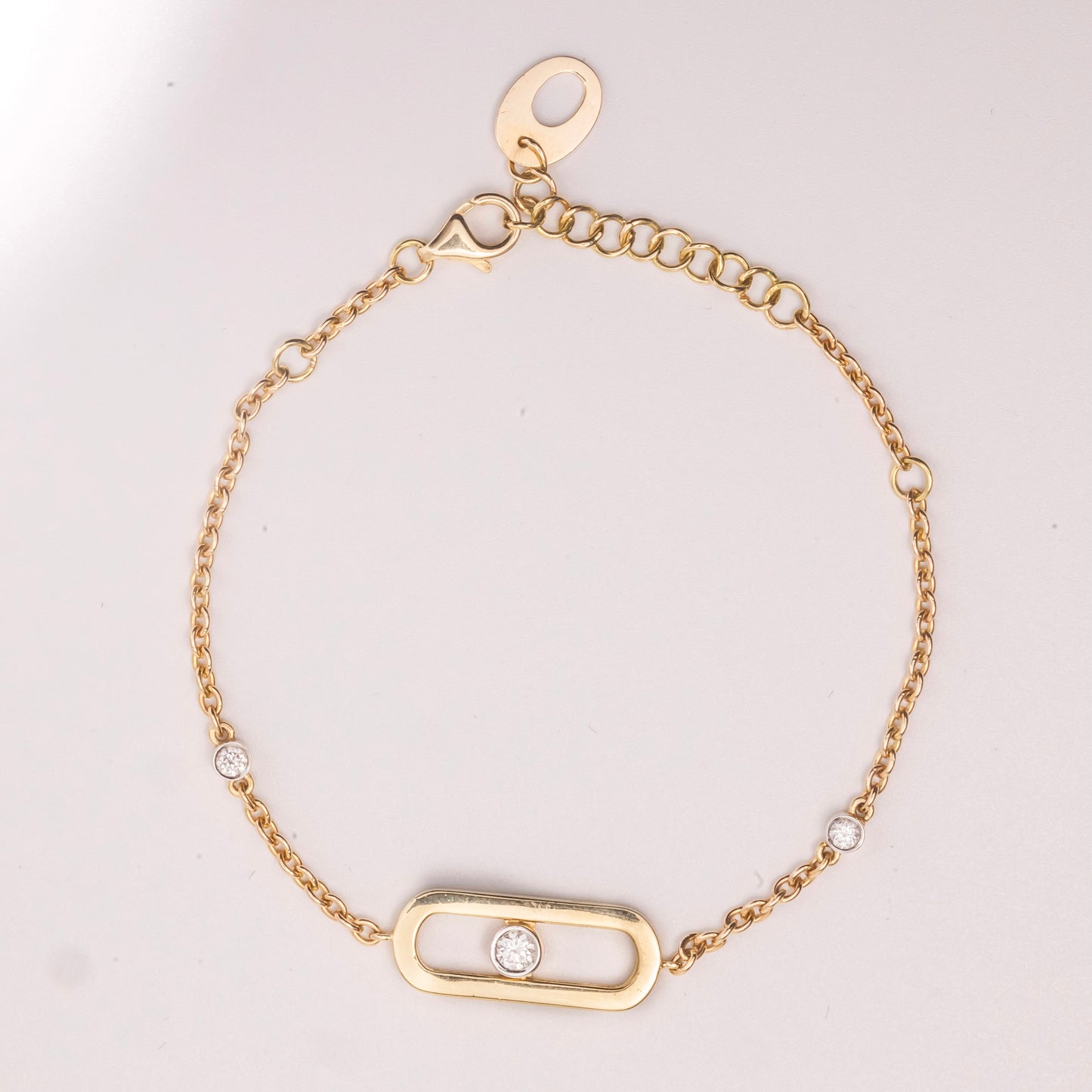 Gliding Diamond Bracelet