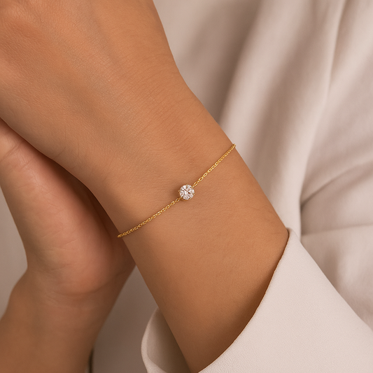 Round Solitaire Bracelet