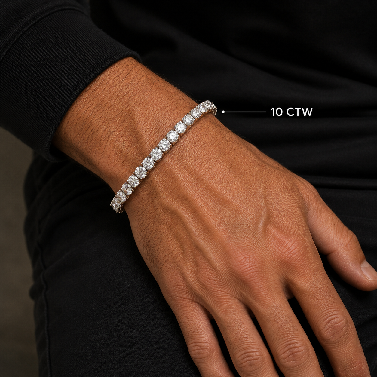 Men's Diamond Tennis Bracelet