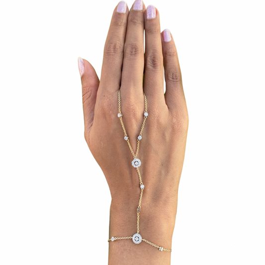 Sparkling Finger Bracelet