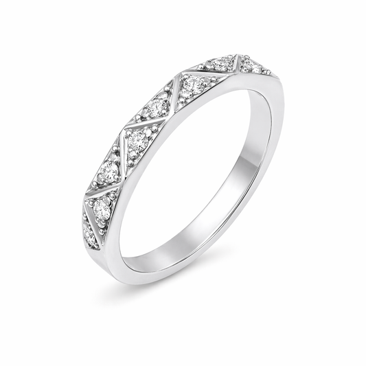 Chevron Diamond Band