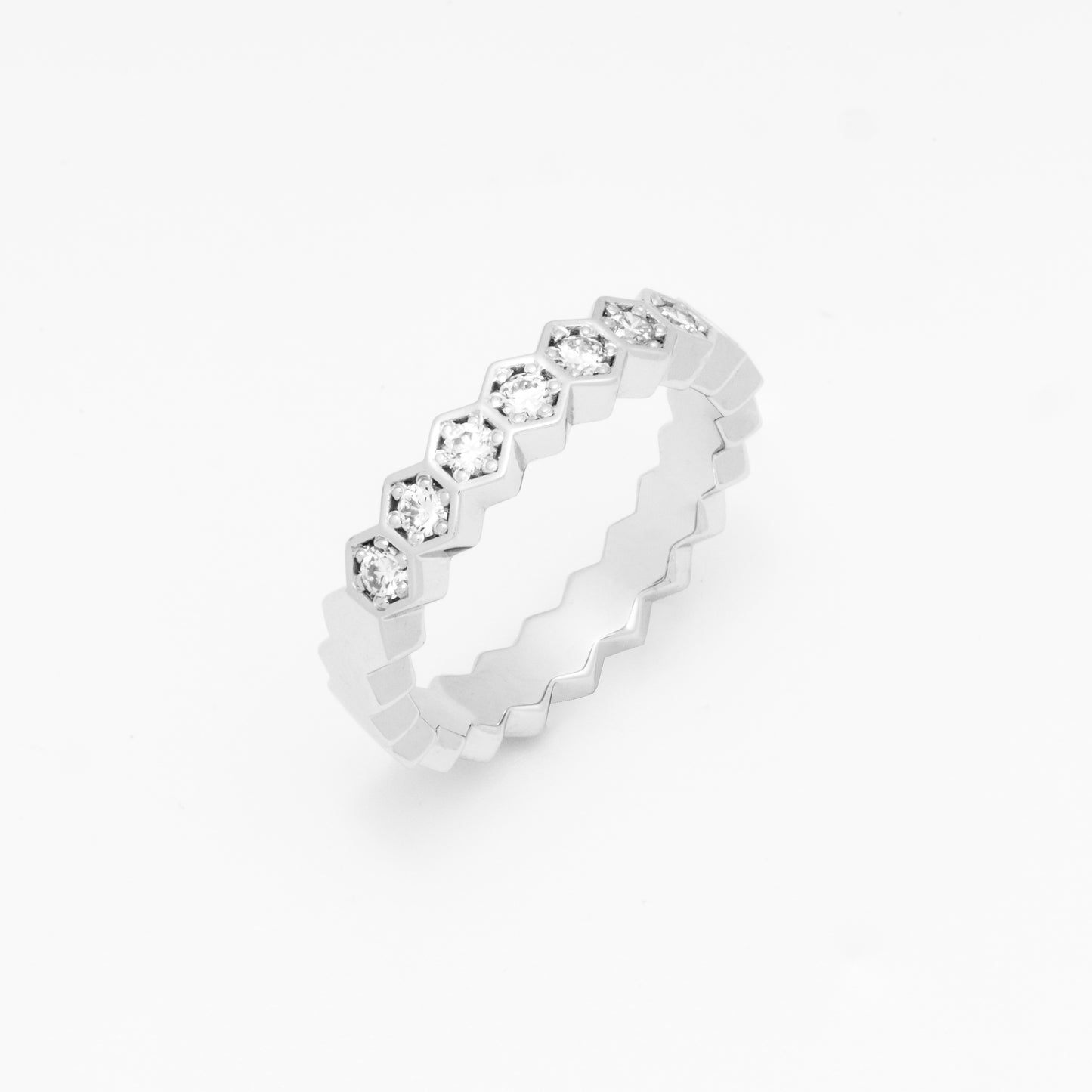 Hexagonal Stream Ring