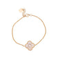 Serenity Clover Diamond Bracelet