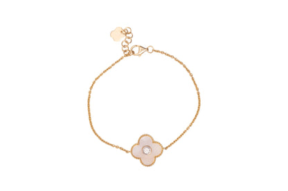 Serenity Clover Diamond Bracelet