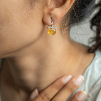 Citrine Drop Earrings