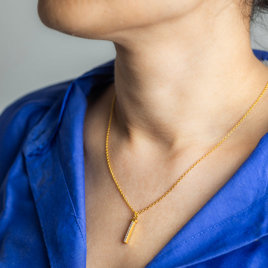 Linear Radiance Necklace