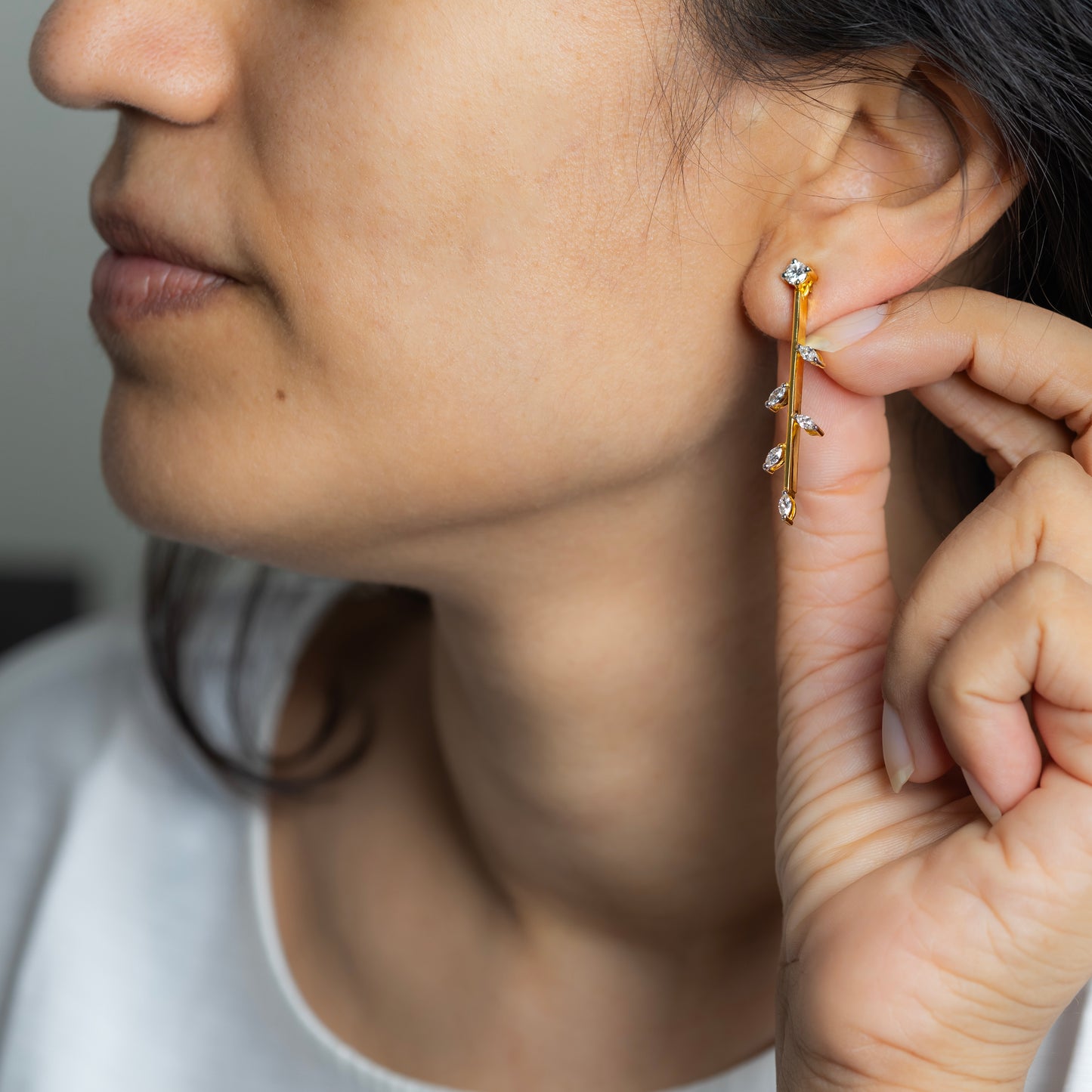 Golden Leaf Earrings