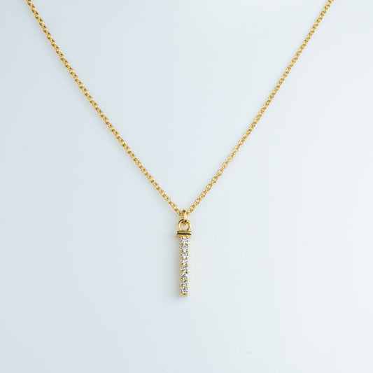 Linear Diamond Pendant