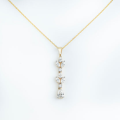 Golden Grace Diamond Pendant