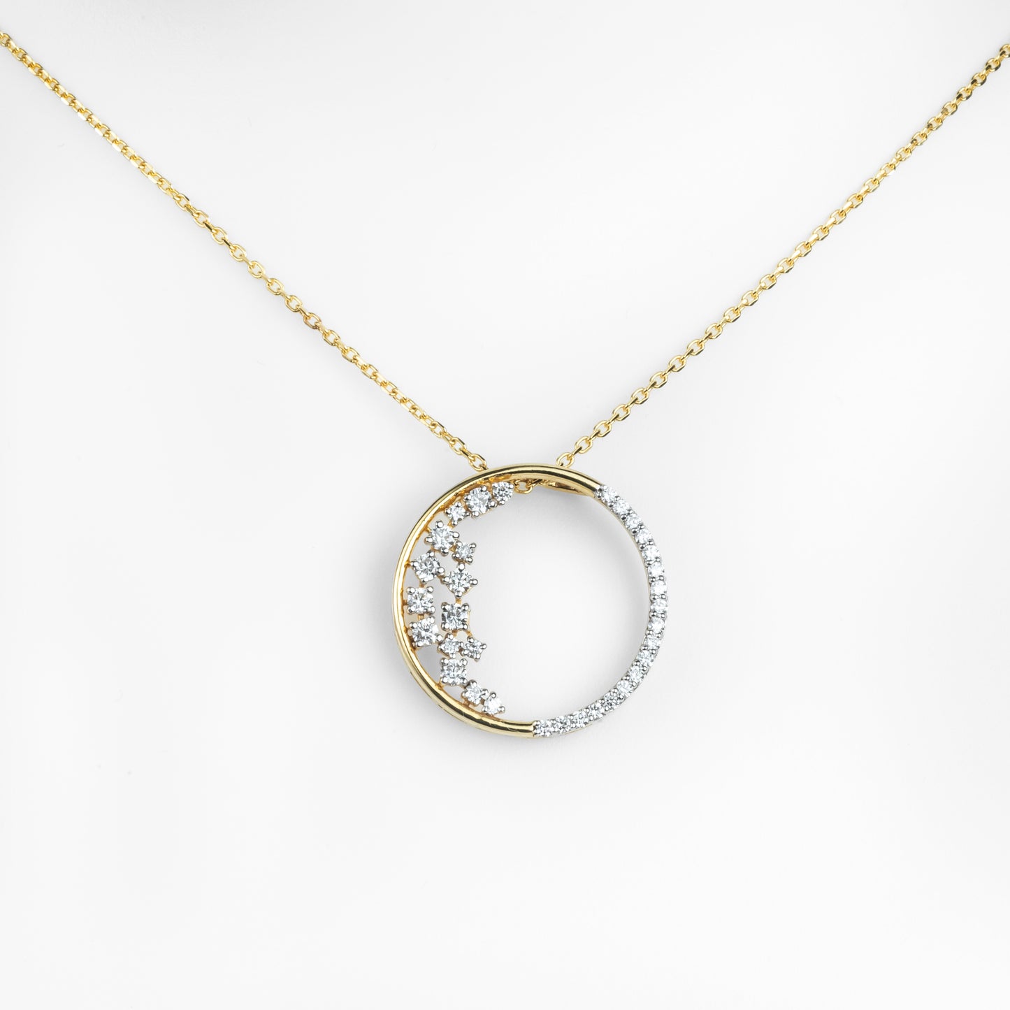 Celestial Harmony Diamond Pendant