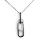Paperclip Diamond Pendant