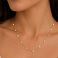 Rosé Yard Necklace 14k Gold