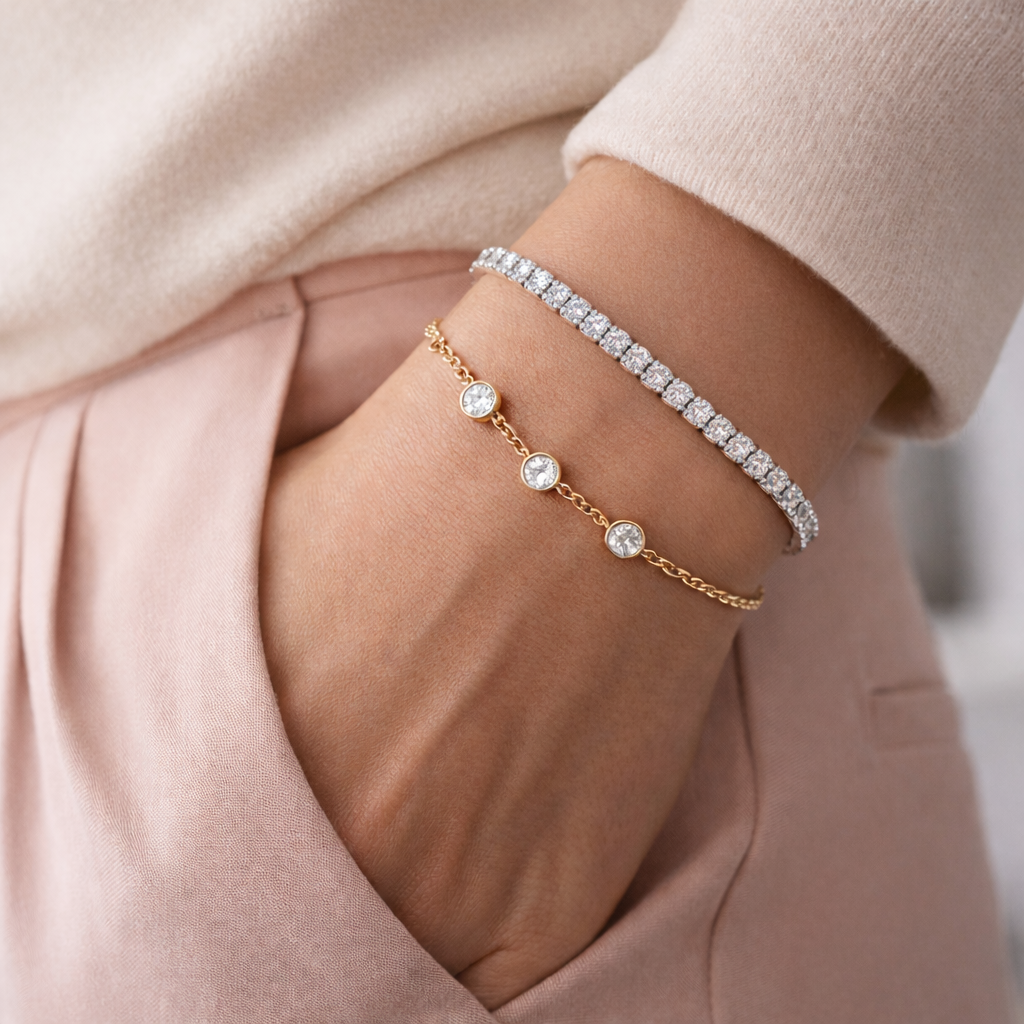 Yard Diamond Braceleti 14K Gold