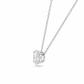 Oval  Diamond Pendant 14K Gold