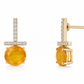 Citrine Drop Earrings