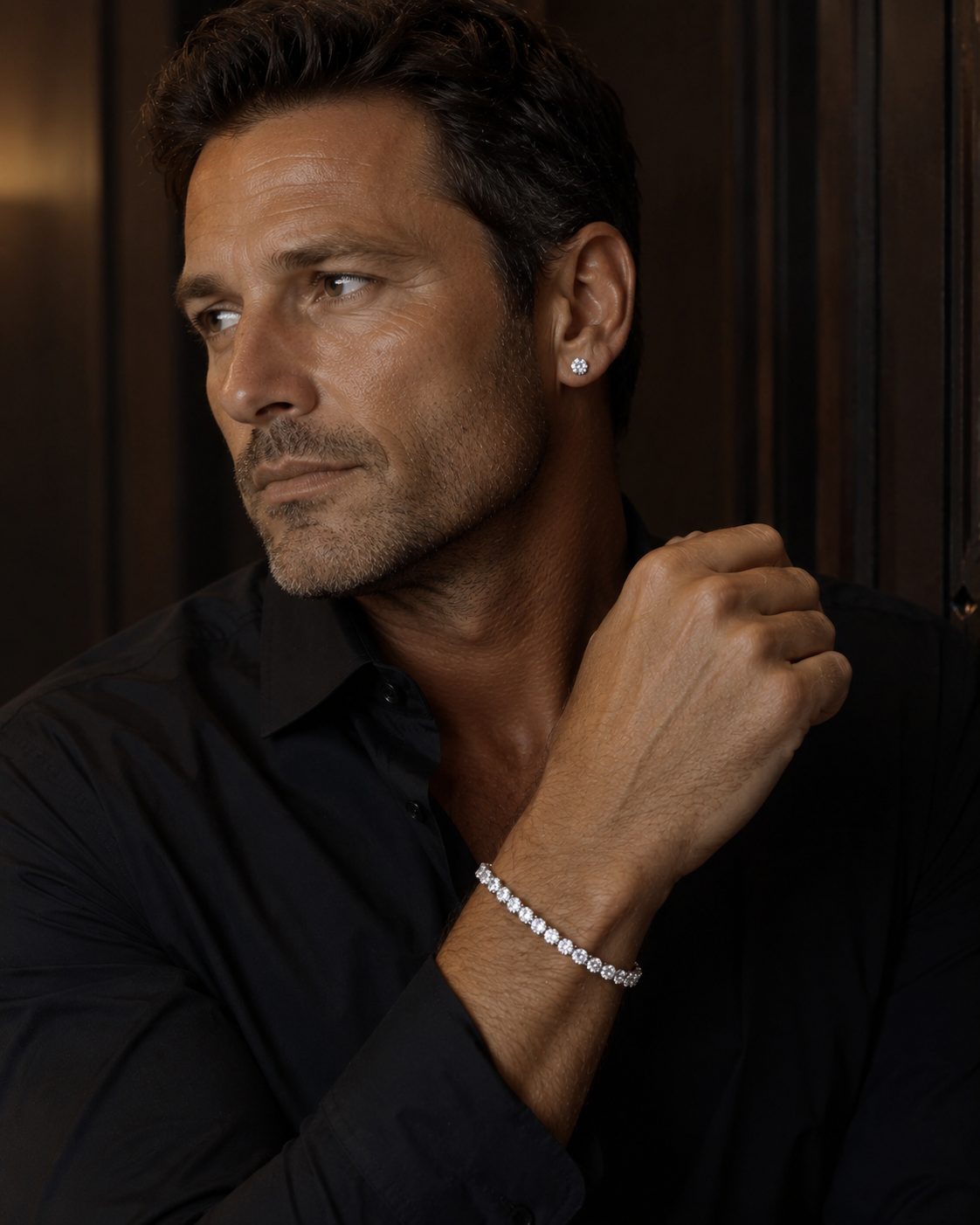 Men's Diamond Tennis Bracelet