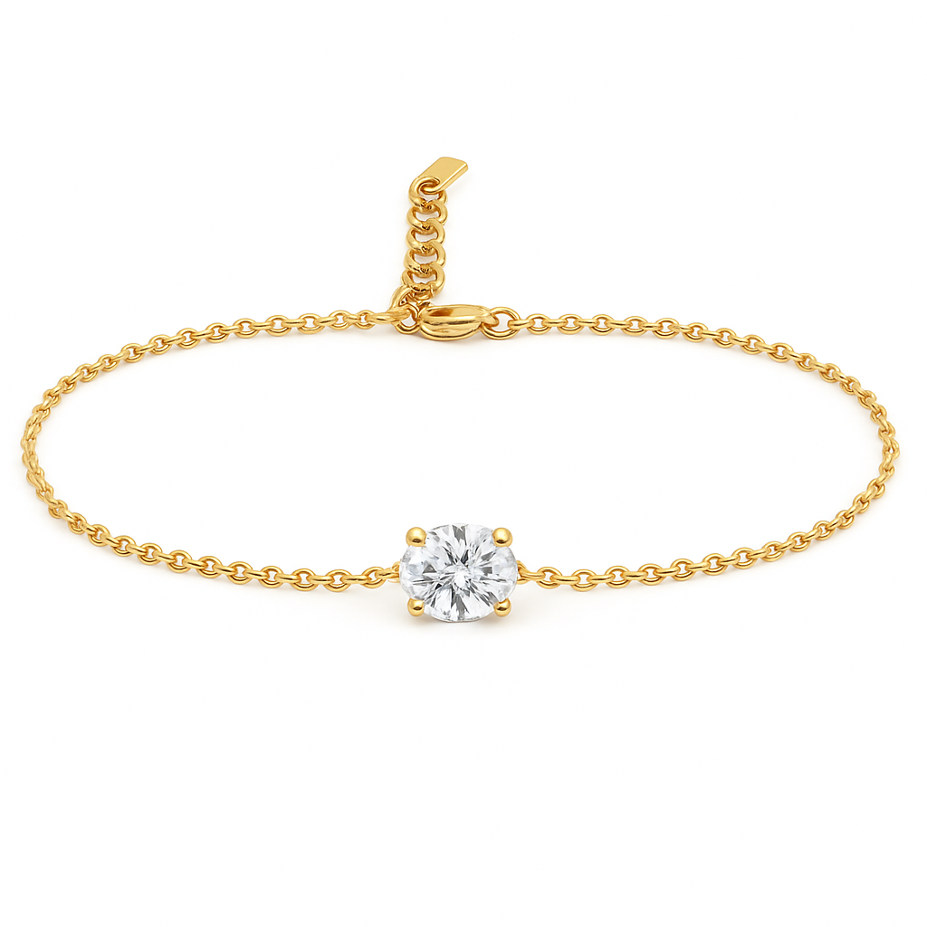 Oval Solitaire Bracelet