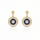 Evil Eye Earring Sterling Silver