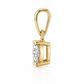 Diamond Solitaire Pendant 14k Gold