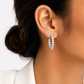 Diamond Inside-Out Hoops