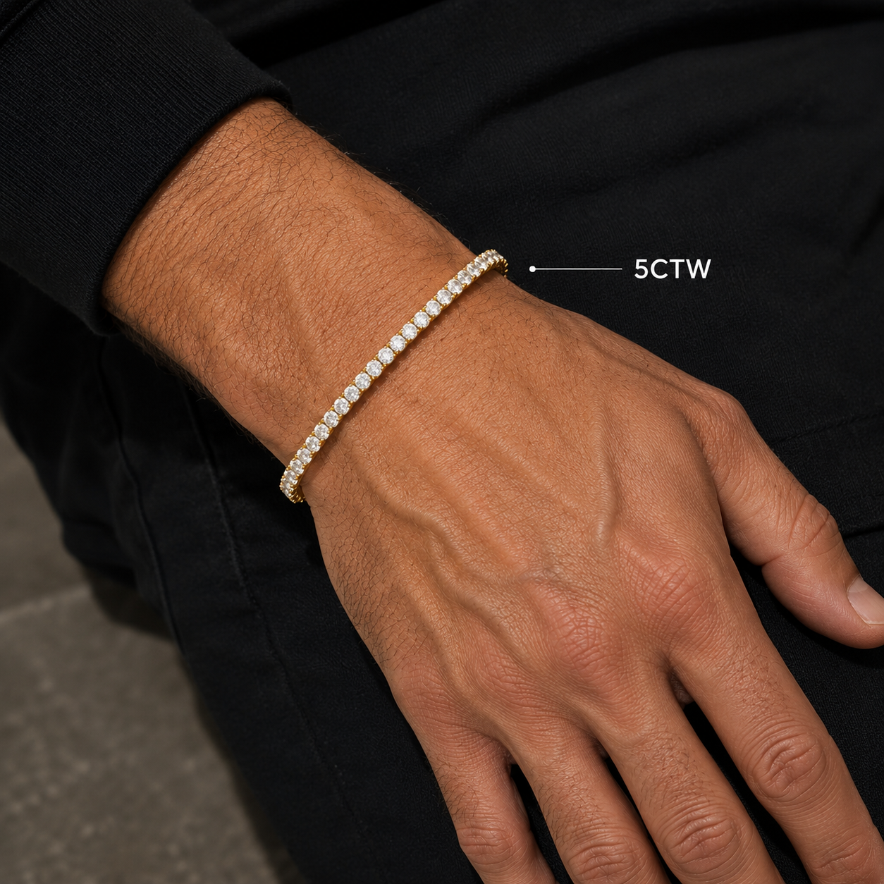 Men's Diamond Tennis Bracelet