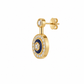 Evil Eye Earring Sterling Silver