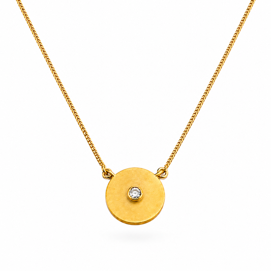 Solitaire Sparkle Pendant