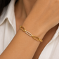Diamond Paperclip Bracelet