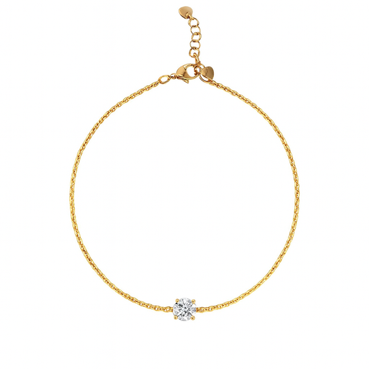 Round Solitaire Bracelet