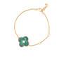 Verdant Clover Diamond Bracelet