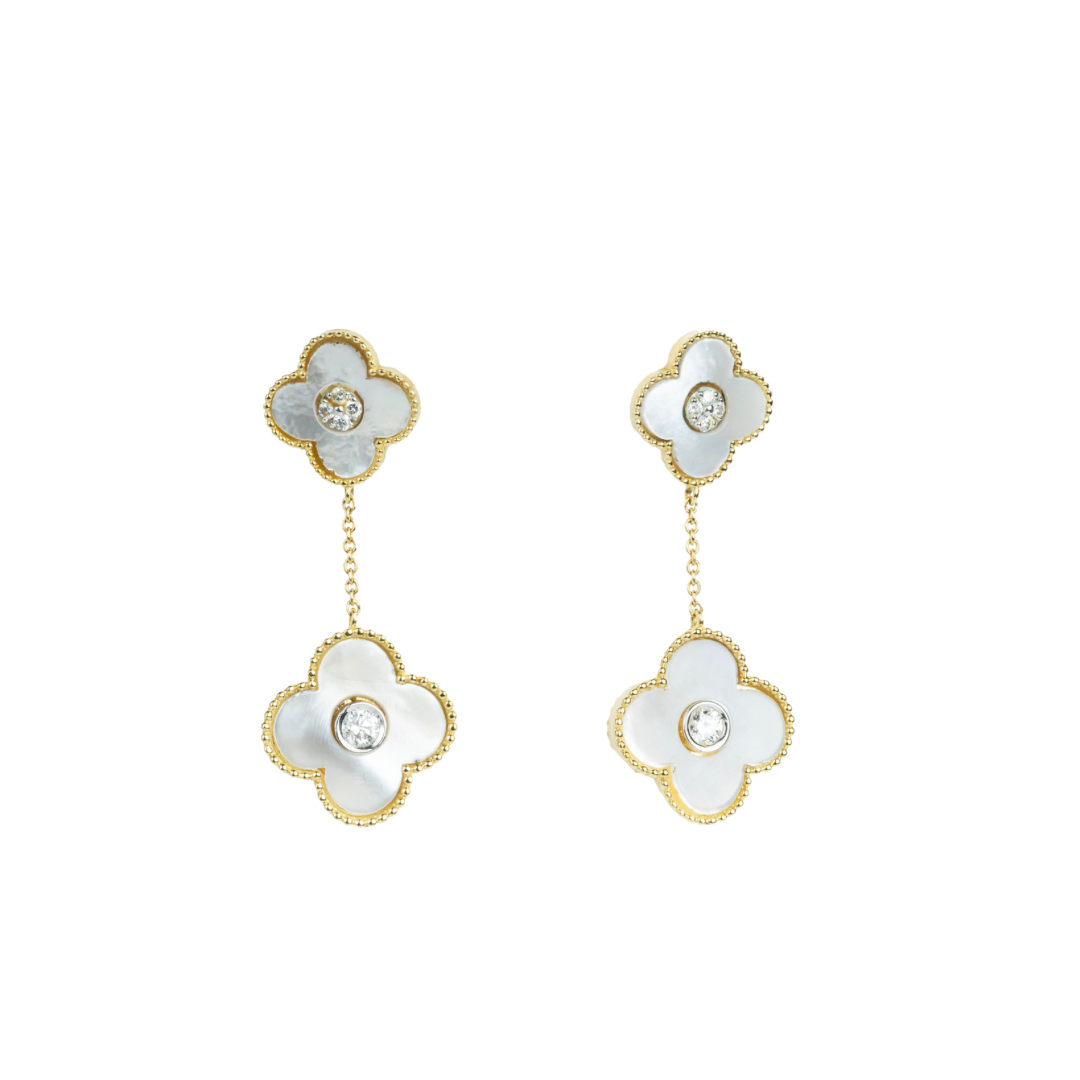 Clover Drop Earrings