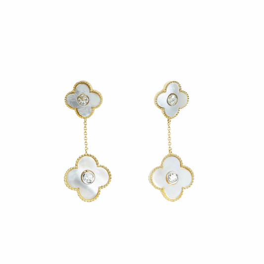 Clover Drop Earrings