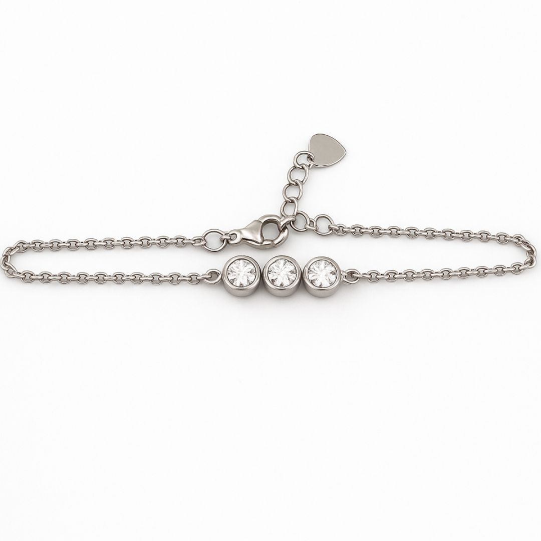 Tri Diamond  Bracelet