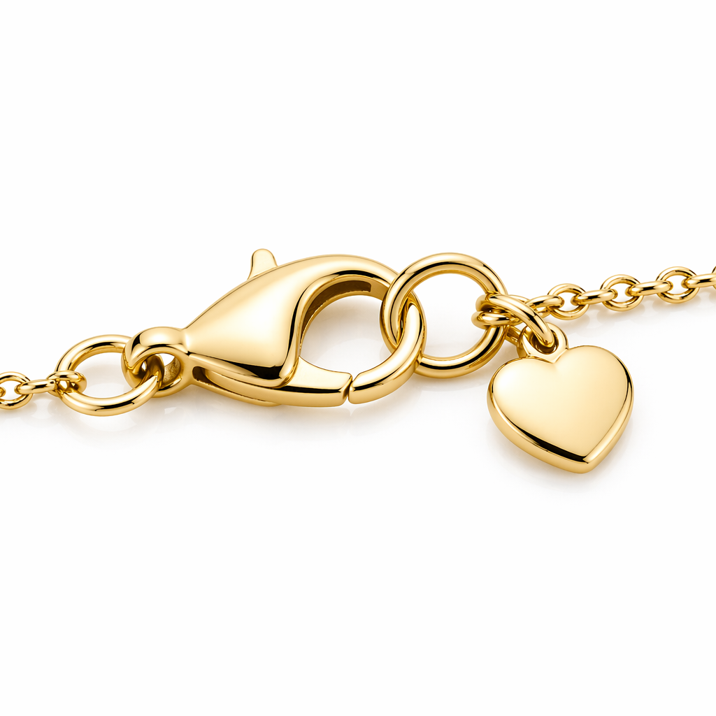 Rosé Yard Necklace 14k Gold