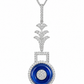Blue Glow Pendant