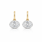 East West Oval Earring 14K Gold