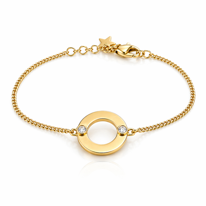 Diamond Sterling Silver Bracelet