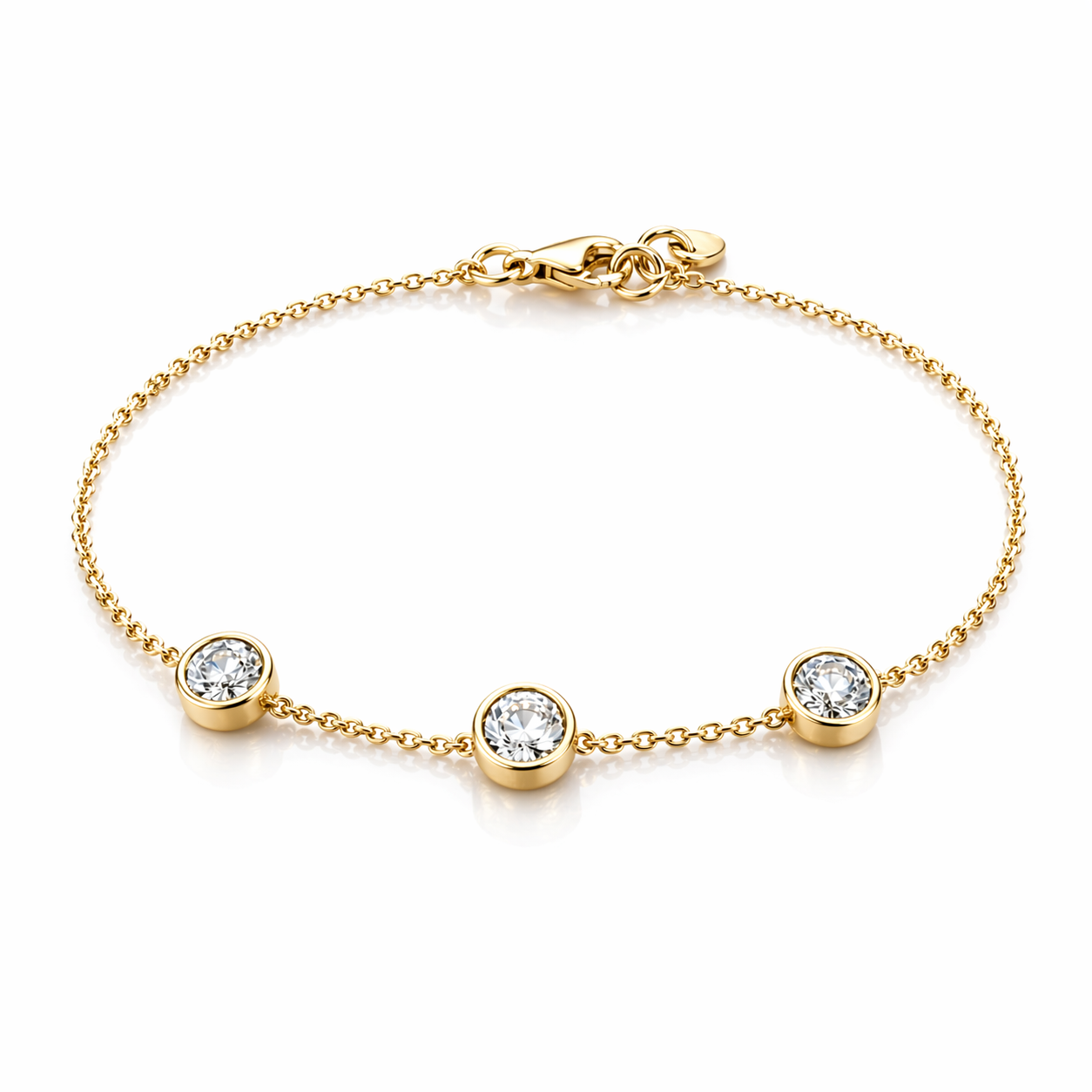 Yard Diamond Braceleti 14K Gold