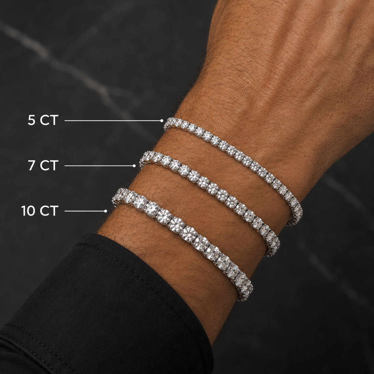 Men's Diamond Tennis Bracelet