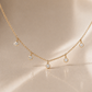 Dangling Diamond Necklace in 14K Gold