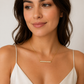 Diamond Bar Necklace