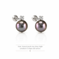 Pearl & Diamond Drop Earrings