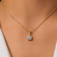 Diamond Solitaire Pendant 14k Gold