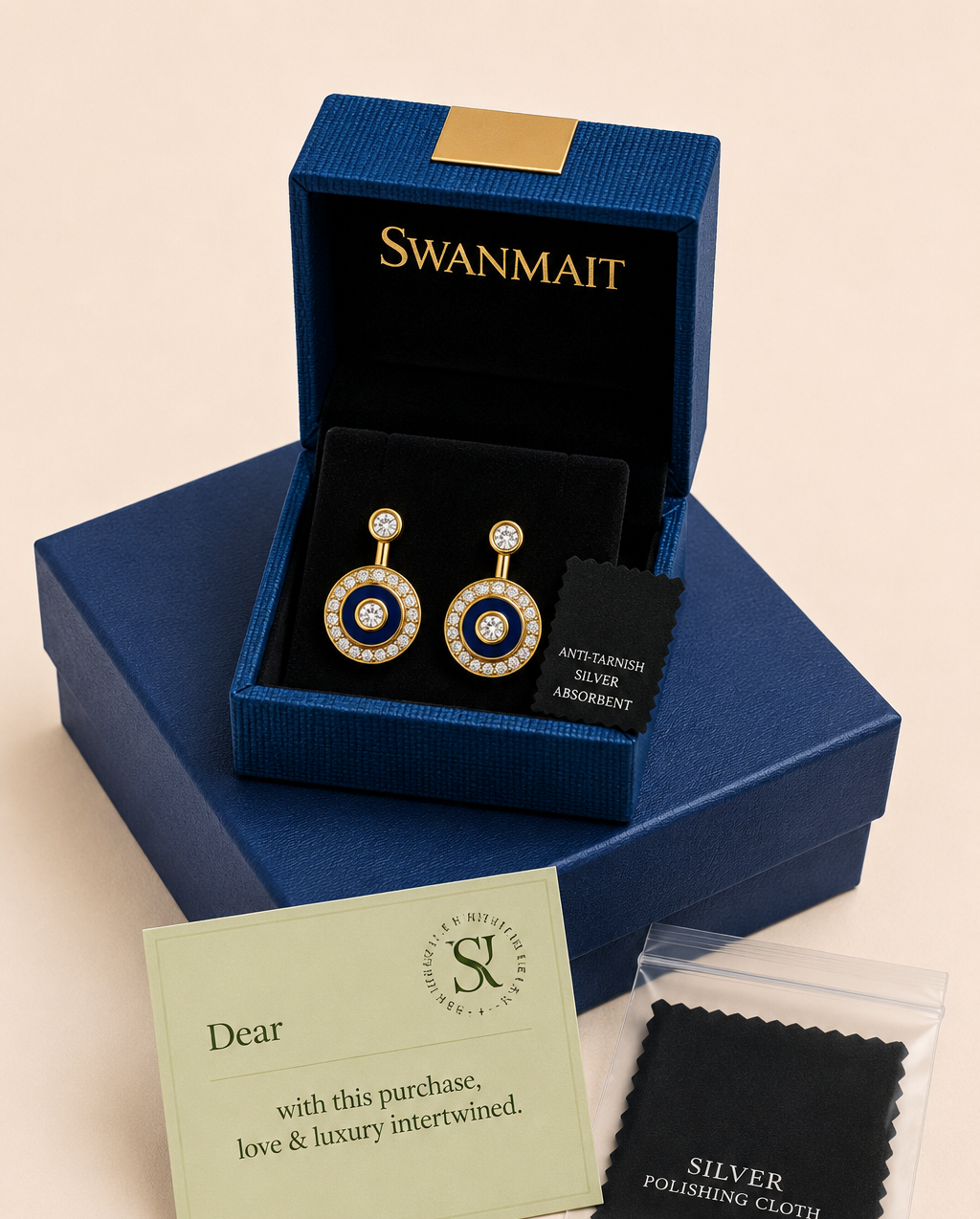 Evil Eye Earring Sterling Silver
