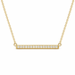 Diamond Bar Necklace