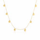Gold Coin Charm Necklace