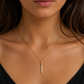 Linear Diamond Pendant