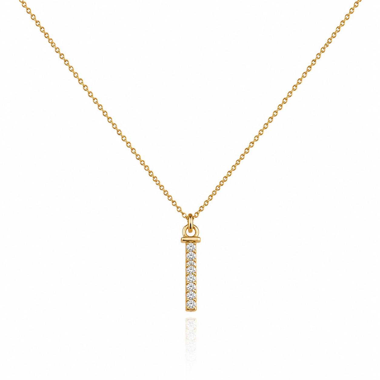 Linear Diamond Pendant