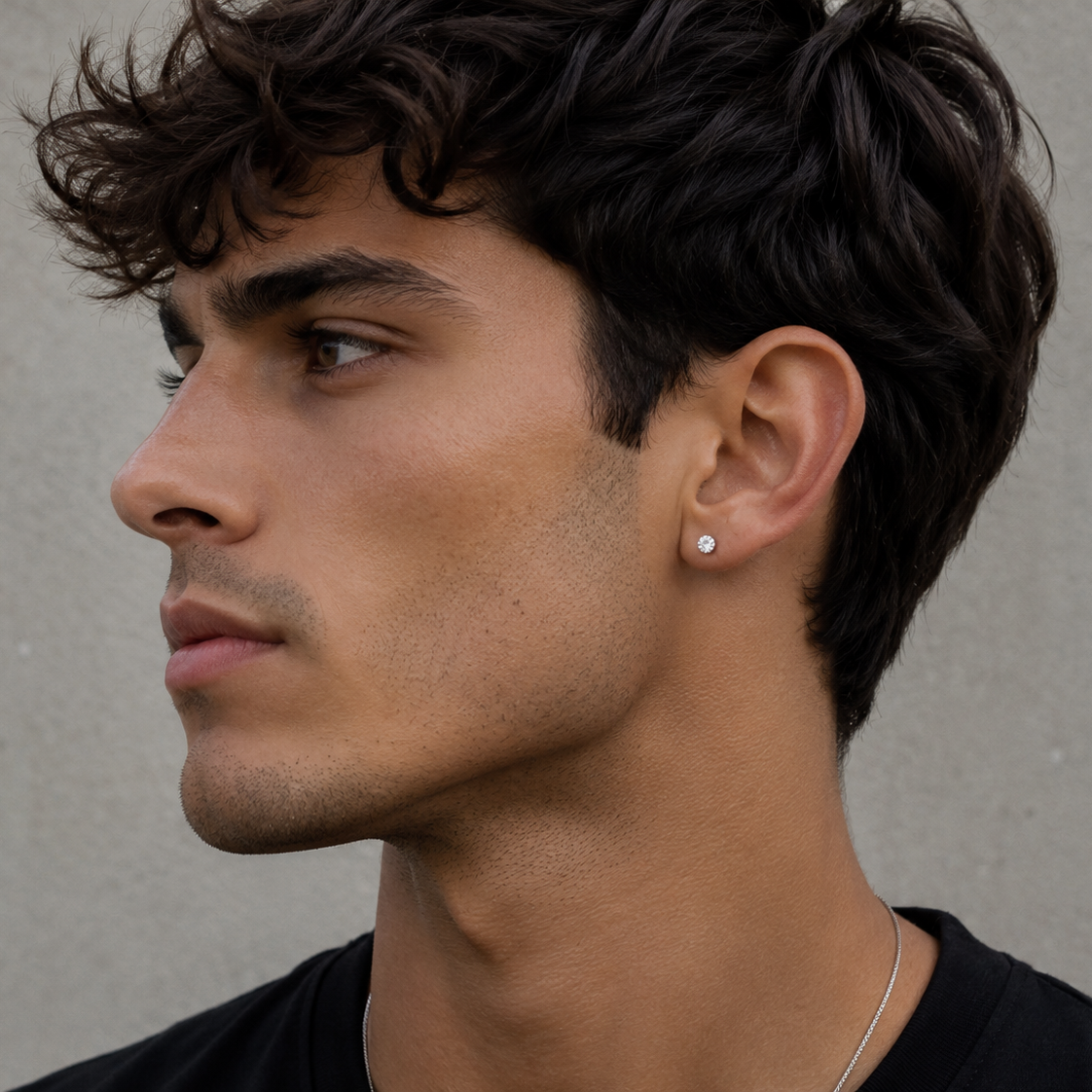 Everyday Single Diamond Stud 14k Gold