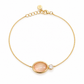 Opal  Diamond Bracelet 14k Gold